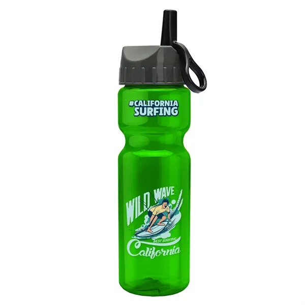 Garyline® Champ Recycled Bottle with Ring-Straw Lid - 28 oz.... from ASI 40480 Koozie Group