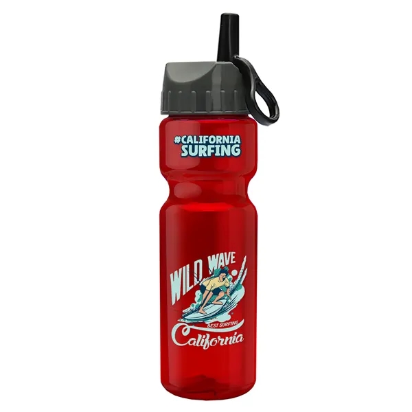 Garyline® Champ Recycled Bottle with Ring-Straw Lid - 28 oz.... from ASI 40480 Koozie Group