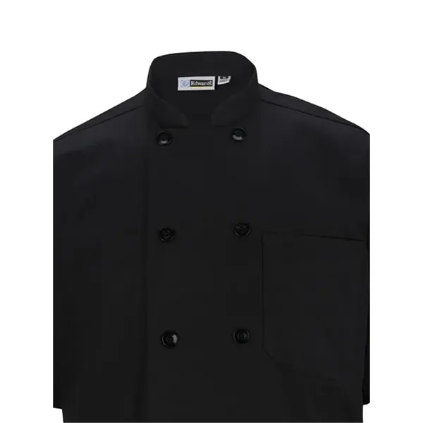 Edwards Industries - Unisex 10-Button Short Sleeve Chef Coat... from ASI 86018 Scrub Authority / Uniform Stores