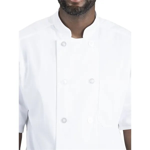Edwards Industries - Unisex 10-Button Short Sleeve Chef Coat... from ASI 86018 Scrub Authority / Uniform Stores