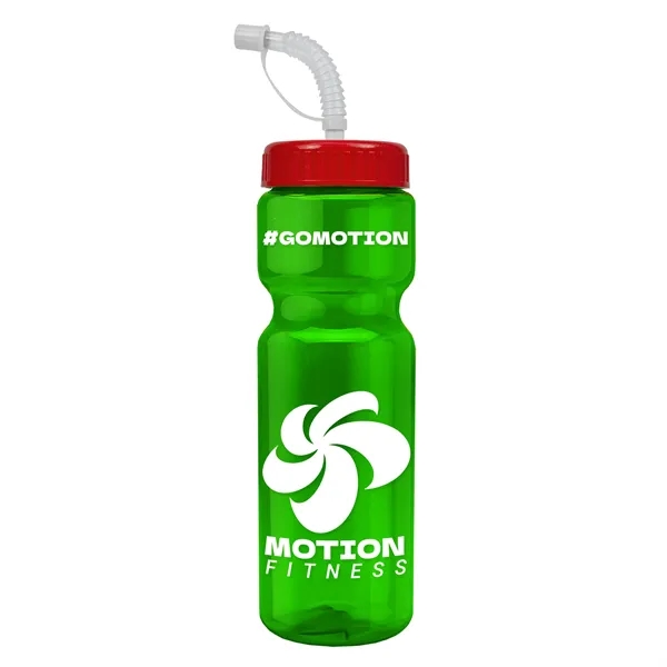 Garyline® Champ Recycled Bottle with Straw Lid - 28 oz.... from ASI 40480 Koozie Group