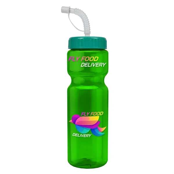 Garyline® Champ Recycled Bottle with Straw Lid - 28 oz.... from ASI 40480 Koozie Group