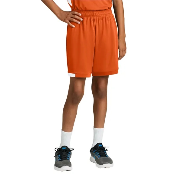 Sport-Tek Youth Club 5" Short... from ASI 84863 SanMar
