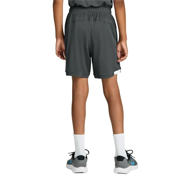 Sport-Tek Youth Club 5" Short... from ASI 84863 SanMar