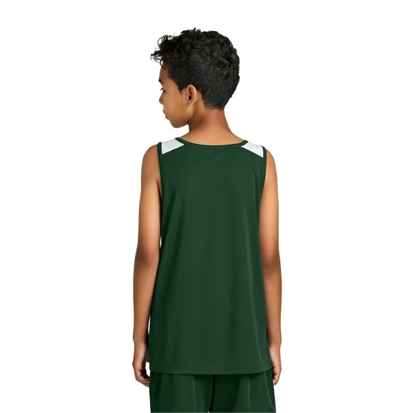 Sport-Tek Youth Club Track Tank... from ASI 84863 SanMar