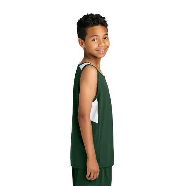 Sport-Tek Youth Club Track Tank... from ASI 84863 SanMar