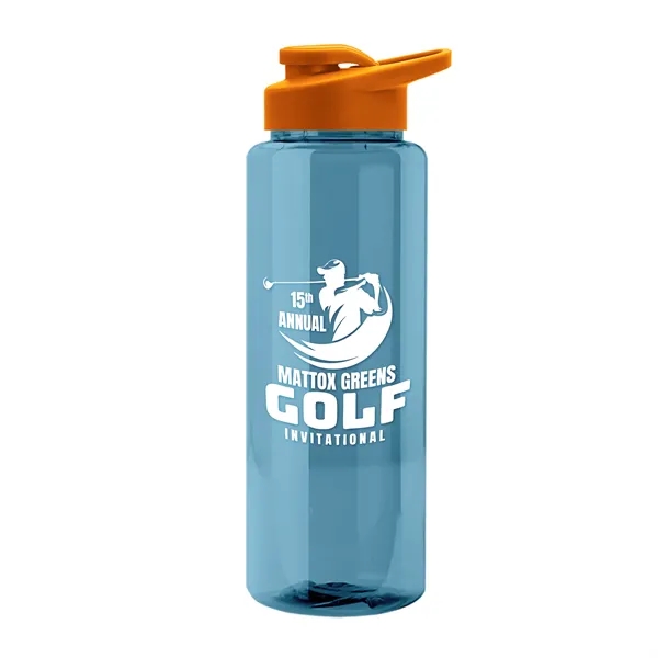 Garyline® Slim Fit RPET Bottle with Drink-Thru Lid - 32 oz.... from ASI 40480 Koozie Group