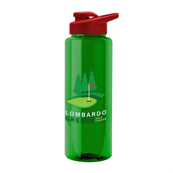 Garyline® Slim Fit RPET Bottle with Drink-Thru Lid - 32 oz.... from ASI 40480 Koozie Group