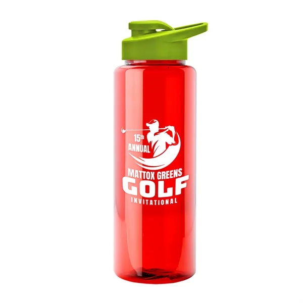 Garyline® Slim Fit RPET Bottle with Drink-Thru Lid - 32 oz.... from ASI 40480 Koozie Group