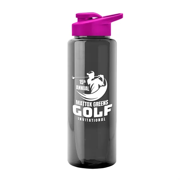 Garyline® Slim Fit RPET Bottle with Drink-Thru Lid - 32 oz.... from ASI 40480 Koozie Group