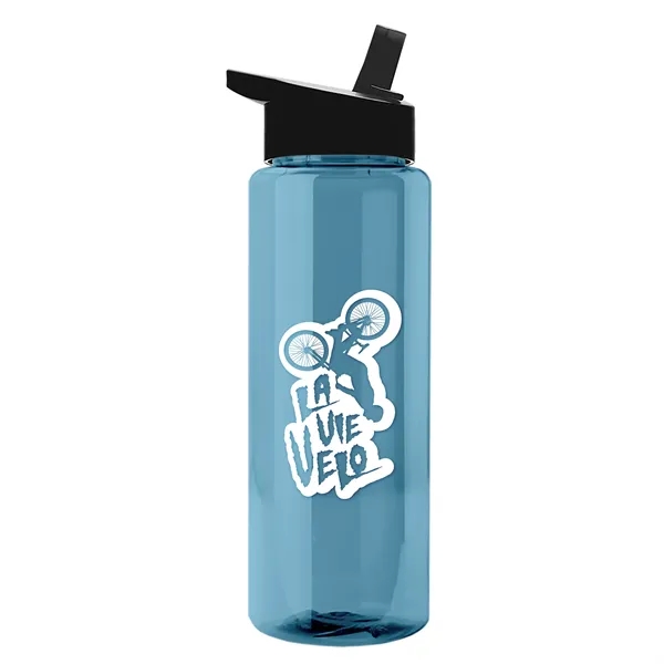 Garyline® Slim Fit RPET Bottle with Flip-Straw Lid - 32 oz.... from ASI 40480 Koozie Group