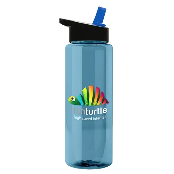 Garyline® Slim Fit RPET Bottle with Flip-Straw Lid - 32 oz.... from ASI 40480 Koozie Group