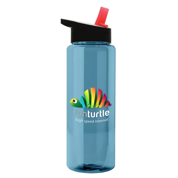 Garyline® Slim Fit RPET Bottle with Flip-Straw Lid - 32 oz.... from ASI 40480 Koozie Group