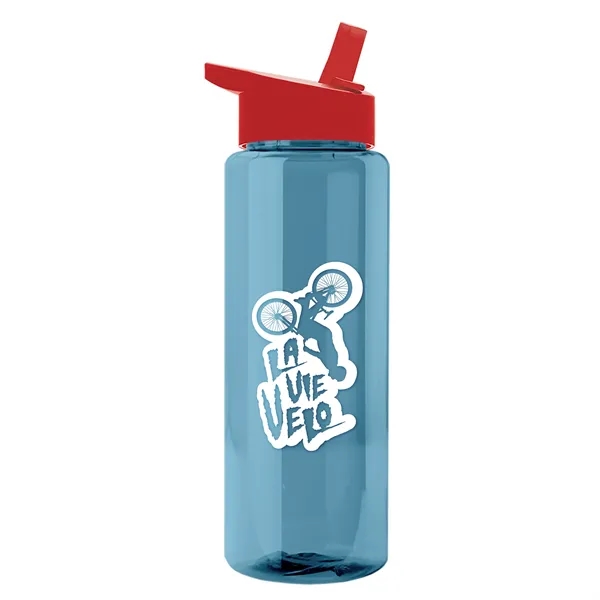 Garyline® Slim Fit RPET Bottle with Flip-Straw Lid - 32 oz.... from ASI 40480 Koozie Group