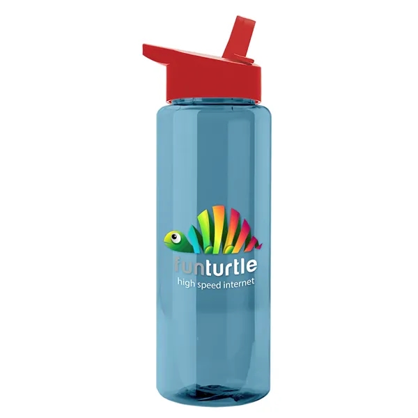 Garyline® Slim Fit RPET Bottle with Flip-Straw Lid - 32 oz.... from ASI 40480 Koozie Group