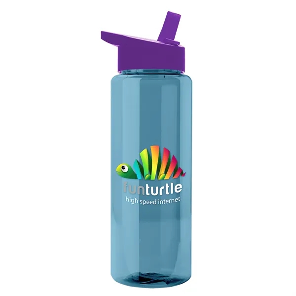 Garyline® Slim Fit RPET Bottle with Flip-Straw Lid - 32 oz.... from ASI 40480 Koozie Group