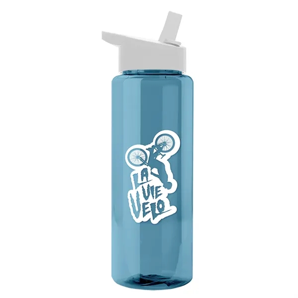 Garyline® Slim Fit RPET Bottle with Flip-Straw Lid - 32 oz.... from ASI 40480 Koozie Group