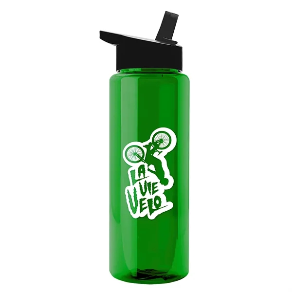 Garyline® Slim Fit RPET Bottle with Flip-Straw Lid - 32 oz.... from ASI 40480 Koozie Group