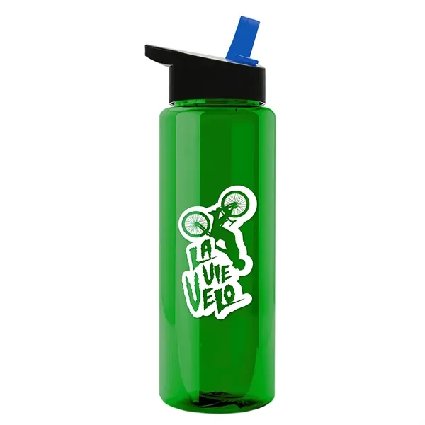 Garyline® Slim Fit RPET Bottle with Flip-Straw Lid - 32 oz.... from ASI 40480 Koozie Group