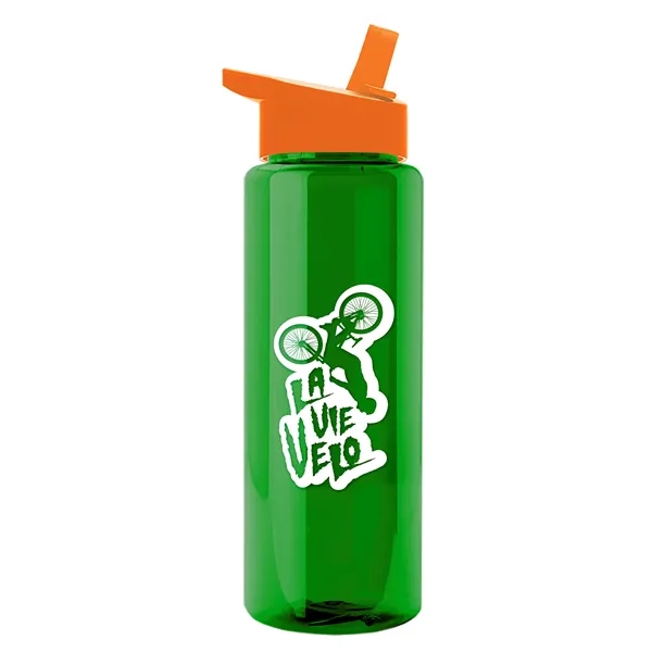 Garyline® Slim Fit RPET Bottle with Flip-Straw Lid - 32 oz.... from ASI 40480 Koozie Group
