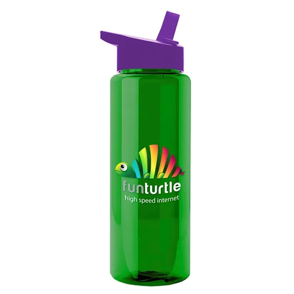 Garyline® Slim Fit RPET Bottle with Flip-Straw Lid - 32 oz.... from ASI 40480 Koozie Group