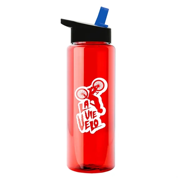Garyline® Slim Fit RPET Bottle with Flip-Straw Lid - 32 oz.... from ASI 40480 Koozie Group
