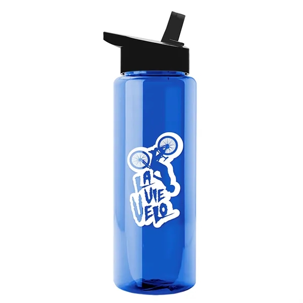 Garyline® Slim Fit RPET Bottle with Flip-Straw Lid - 32 oz.... from ASI 40480 Koozie Group