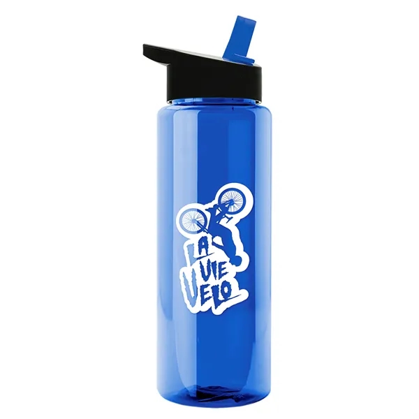 Garyline® Slim Fit RPET Bottle with Flip-Straw Lid - 32 oz.... from ASI 40480 Koozie Group