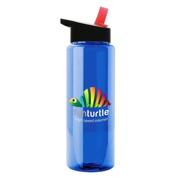Garyline® Slim Fit RPET Bottle with Flip-Straw Lid - 32 oz.... from ASI 40480 Koozie Group