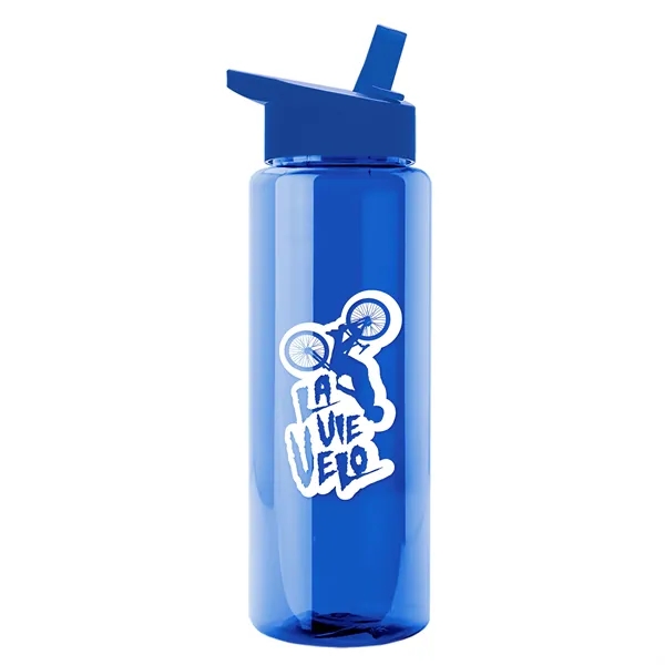 Garyline® Slim Fit RPET Bottle with Flip-Straw Lid - 32 oz.... from ASI 40480 Koozie Group