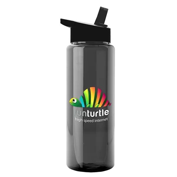 Garyline® Slim Fit RPET Bottle with Flip-Straw Lid - 32 oz.... from ASI 40480 Koozie Group
