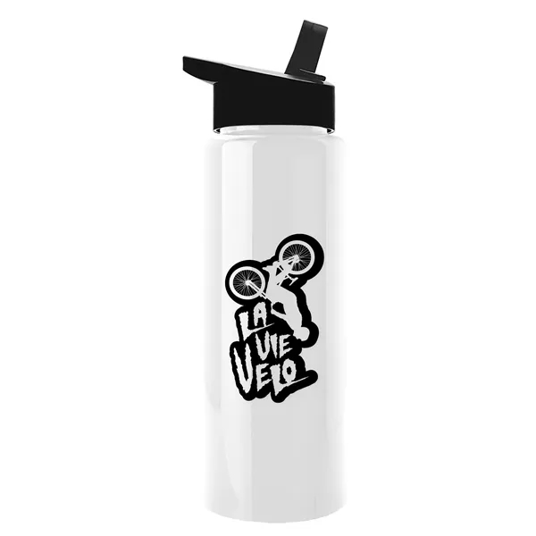 Garyline® Slim Fit RPET Bottle with Flip-Straw Lid - 32 oz.... from ASI 40480 Koozie Group