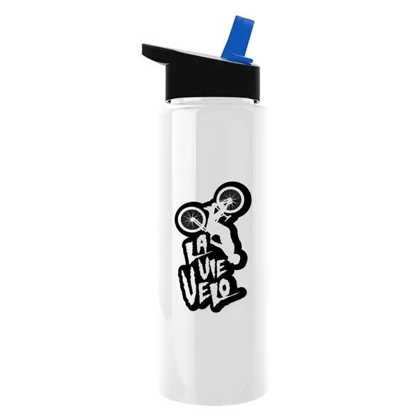 Garyline® Slim Fit RPET Bottle with Flip-Straw Lid - 32 oz.... from ASI 40480 Koozie Group