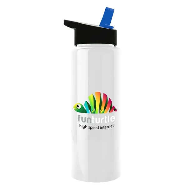 Garyline® Slim Fit RPET Bottle with Flip-Straw Lid - 32 oz.... from ASI 40480 Koozie Group
