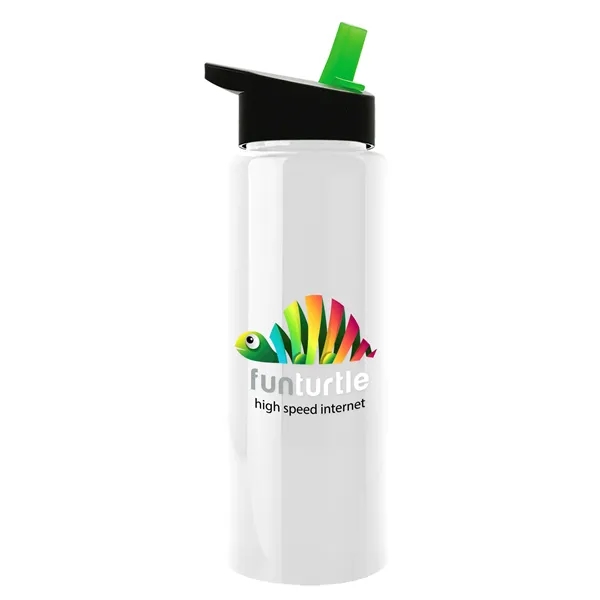 Garyline® Slim Fit RPET Bottle with Flip-Straw Lid - 32 oz.... from ASI 40480 Koozie Group