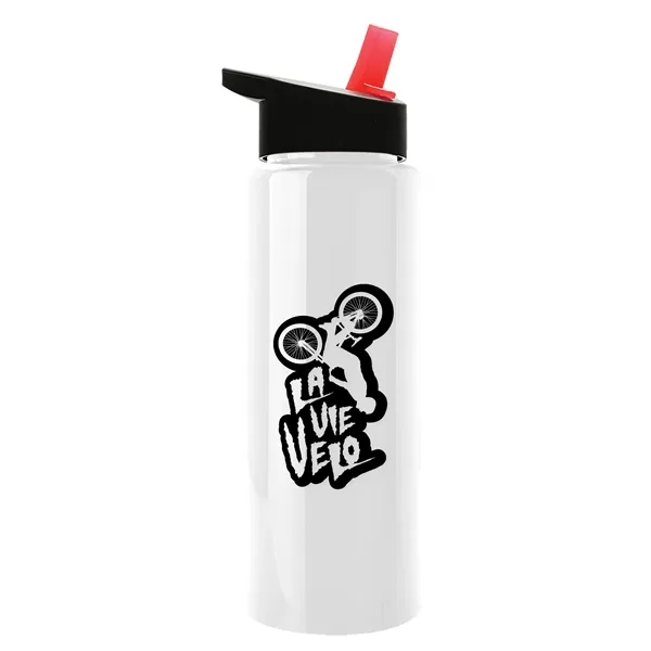 Garyline® Slim Fit RPET Bottle with Flip-Straw Lid - 32 oz.... from ASI 40480 Koozie Group