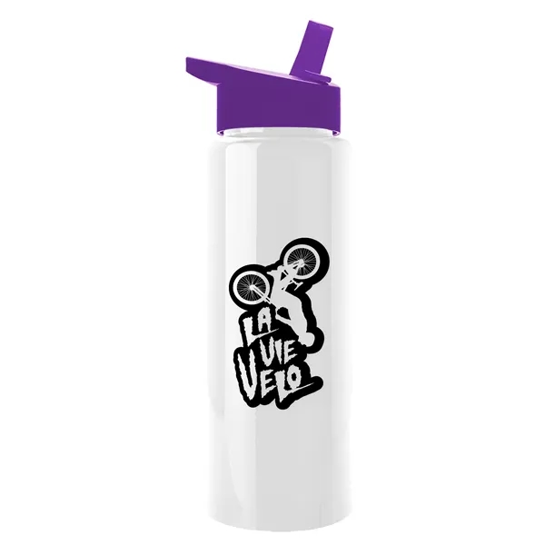 Garyline® Slim Fit RPET Bottle with Flip-Straw Lid - 32 oz.... from ASI 40480 Koozie Group