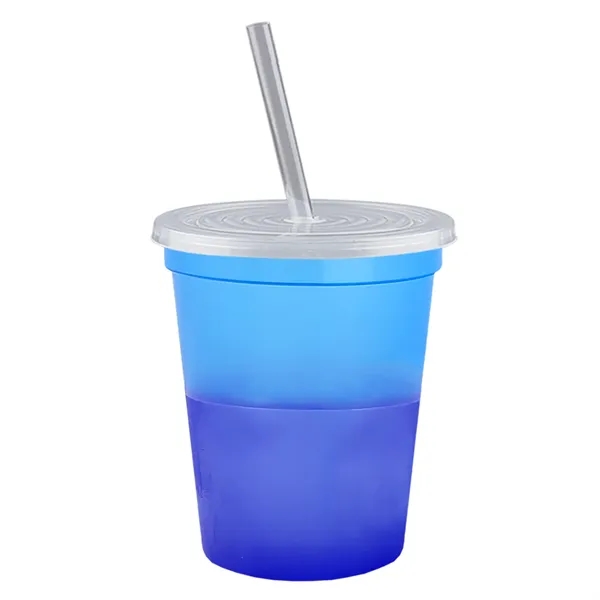 Garyline® Cups-on-the-Go Color-Changing Sport Sipper - 16...... from ASI 40480 Koozie Group
