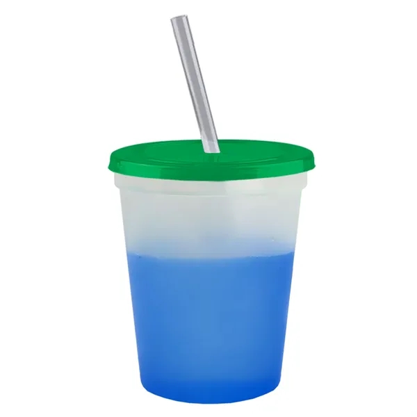 Garyline® Cups-on-the-Go Color-Changing Sport Sipper - 16...... from ASI 40480 Koozie Group