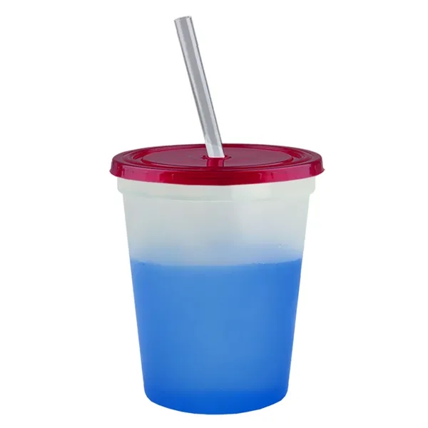 Garyline® Cups-on-the-Go Color-Changing Sport Sipper - 16...... from ASI 40480 Koozie Group