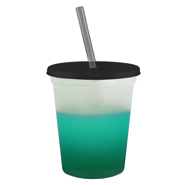 Garyline® Cups-on-the-Go Color-Changing Sport Sipper - 16...... from ASI 40480 Koozie Group