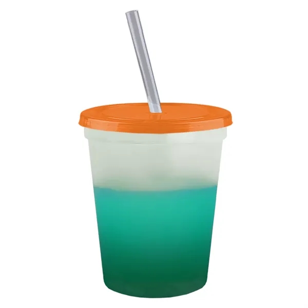 Garyline® Cups-on-the-Go Color-Changing Sport Sipper - 16...... from ASI 40480 Koozie Group