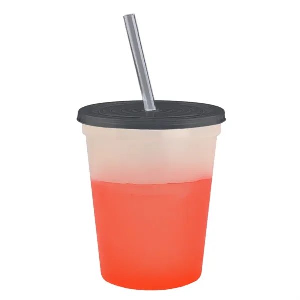 Garyline® Cups-on-the-Go Color-Changing Sport Sipper - 16...... from ASI 40480 Koozie Group