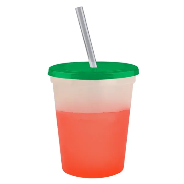 Garyline® Cups-on-the-Go Color-Changing Sport Sipper - 16...... from ASI 40480 Koozie Group