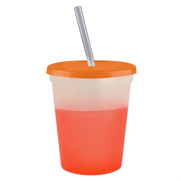 Garyline® Cups-on-the-Go Color-Changing Sport Sipper - 16...... from ASI 40480 Koozie Group