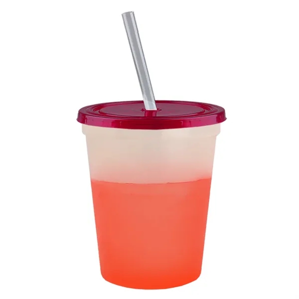 Garyline® Cups-on-the-Go Color-Changing Sport Sipper - 16...... from ASI 40480 Koozie Group
