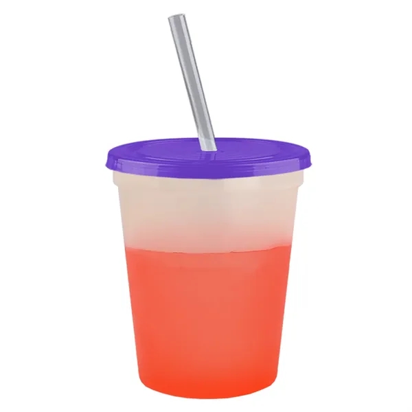 Garyline® Cups-on-the-Go Color-Changing Sport Sipper - 16...... from ASI 40480 Koozie Group