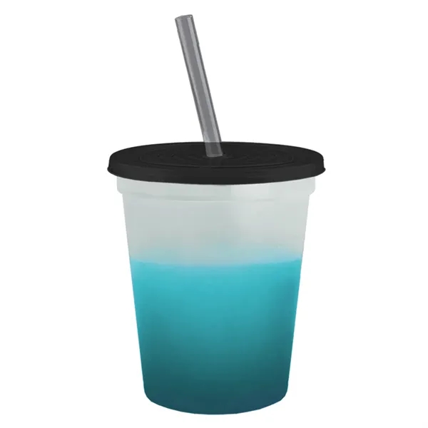 Garyline® Cups-on-the-Go Color-Changing Sport Sipper - 16...... from ASI 40480 Koozie Group