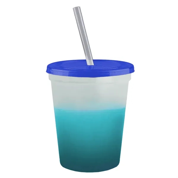 Garyline® Cups-on-the-Go Color-Changing Sport Sipper - 16...... from ASI 40480 Koozie Group