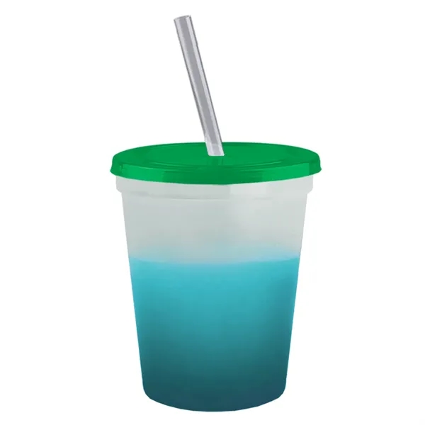 Garyline® Cups-on-the-Go Color-Changing Sport Sipper - 16...... from ASI 40480 Koozie Group